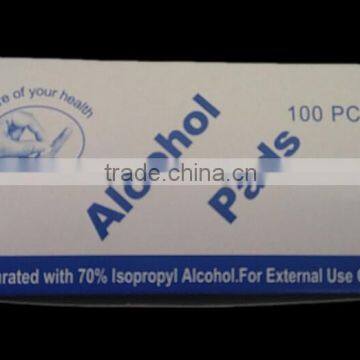 70% Isopropyl Medical Alcohol Prep Pad Alcohol Swabs