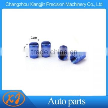 made in china car accessory aluminum alloy blue valve caps