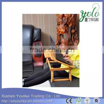 Heat Dissipation Design Home Bamboo Folding Desk Bamboo PC/computer Desk photo-6