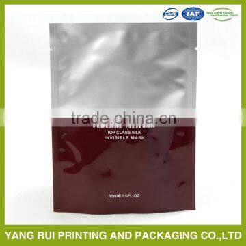New crafts in 2016 aluminum foil facial mask pack bag