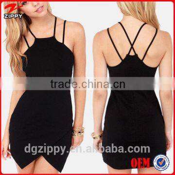 high quality wholesale woman bandage dress chines clothing manufacture