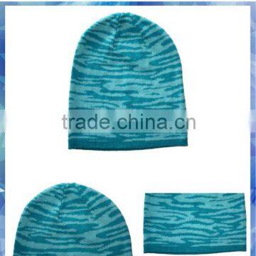 Acrylic bucket beanie/zebra stripe hat/free knitting pattern hat beanie