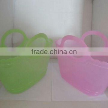 plastic gift packing basket