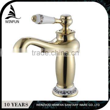 High performance new product bathroom golden basin faucet