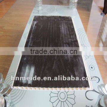 Black wood grain door panel