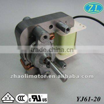 Motor electric Fan motor Shaded Pole Motor YJ61-20:240V,50hz,CL.E, small powerful electric motors, electric fan motor, ac motor