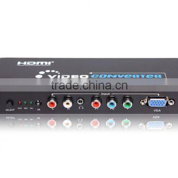 VGA and Component RGB YPbPr + SPDIF/RL to HDMI Converter Scaler(720P/1080P) photo-2