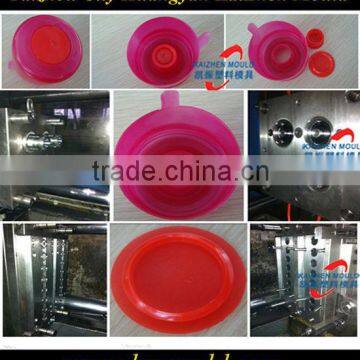 3 pieces recycle use plastic injection 5 gallon bottle cap mould