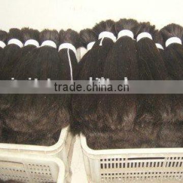 top quality 100% Chinese non-remy double drawn human hair extensions