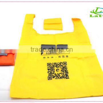 China Eco Shopping Travel Shoulder Bag Pouch Tote Handbag Folding Reusable Bag Fashion