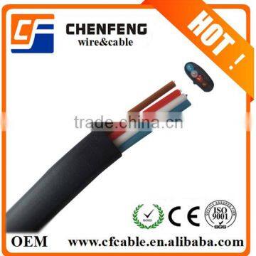 4 cores transparent telephone cable stranded CCA