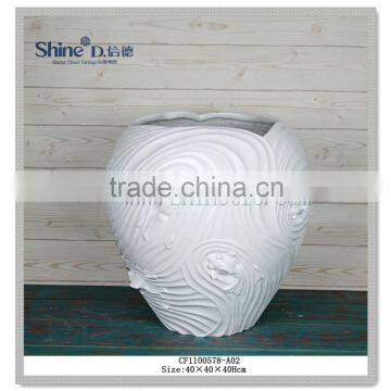 Dry flower vase wavy vase fish in water flower pot