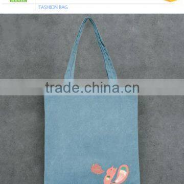 Promotional Logo Printed plain canvas tote bag