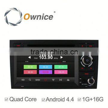 Ownice 7" Quad Core Pure Android 4.4 DVD GPS Navigation system for Audi A4 Built-in bluetooth handsfree