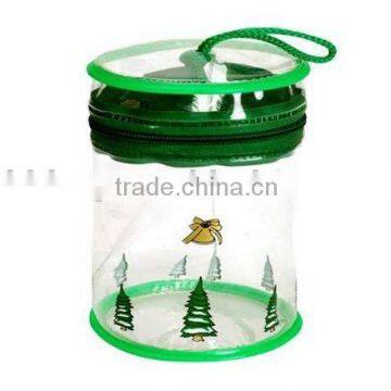 cylindrical pvc bag packing