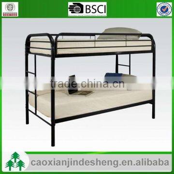 Hight quality for dormitory metal twin over twin bunk bed - Black color TT-16