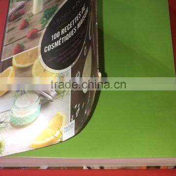 custom made leather hardcover book offset printing service