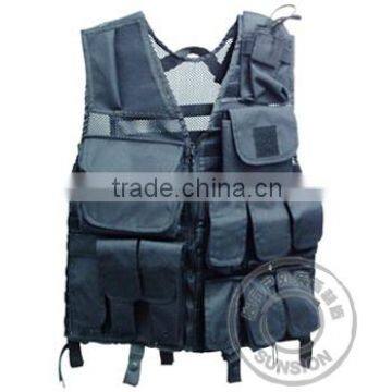 1000D Cordura or 900D high strength Nylon fabric Tactical Vest with USA standard