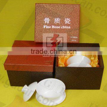 silver foil stamping recycled paper cardboard packaging boxes for tea cups
