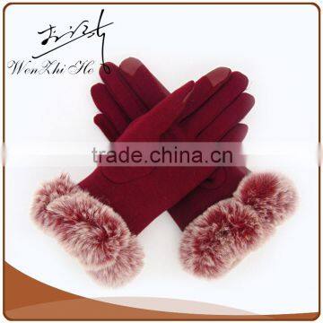 Smart Touch Screen Sexy Lady Leather Gloves