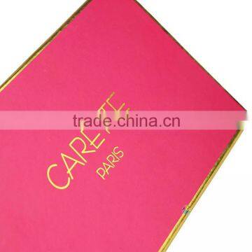 Custom Pink Cardboard Foil Stamped Box photo-6