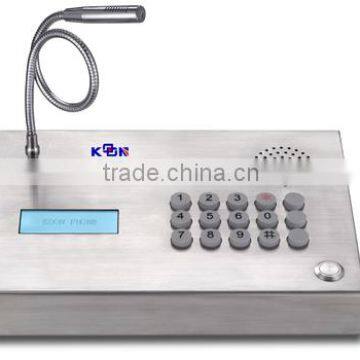 kntech 304 stainless steel KNZD-59 desktop intercom telephone