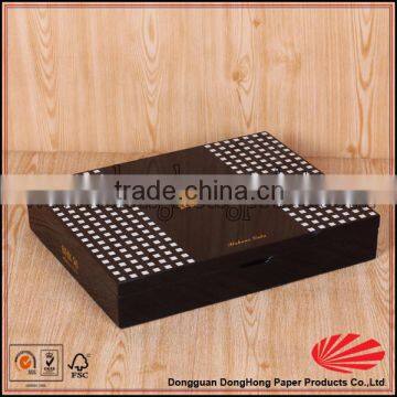 Alibaba MDF wood custom logo printed jewelry boxes