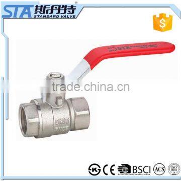 ART.1009 DN10 DN65 DN80 Two-Piece Female NPT Brass Ball Lever Shut Off Valve Water/Air/Pneumatic/Fluid 600WOG Water Oil Gas Air