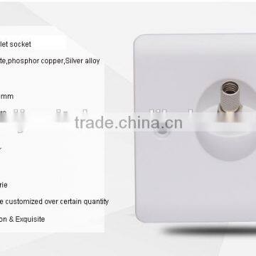 OEM Cheap Electrical White Bakelite Material 250v 10a tv Plug Socket photo-2