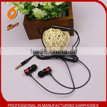 Highly Quality Earphone for Mobile Phone ,matel Earphone With Mic