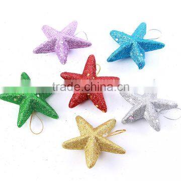 Modern style trendy style Christmas stars with many colors