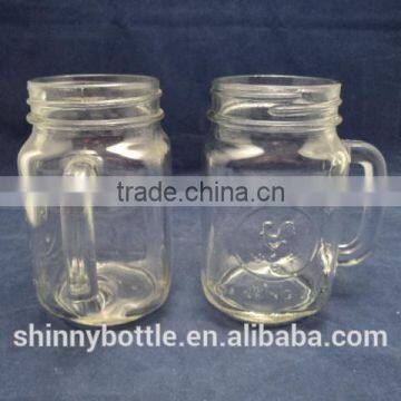 22oz mason jar with handle wide mouth
