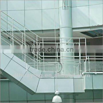 Modern Tempered Glass Stairs Rails