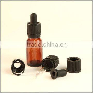 0.5ml 1ml Amber Glass Bottles with Two Part Tamper Evident Dropper Cap