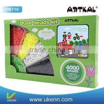 2016 ARTKAL eco-friendly GO TO SCHOOL ironing beads educational games