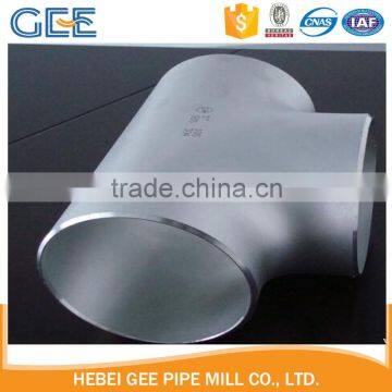 Asme Standard Bevel Ends Black Steel Pipe Fitting Sch40 Tee photo-2