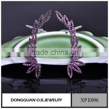 Brass Fashion Stud Earrings, Women Earrings,diamond Earrings Fashion Jewelry 2016 photo-6