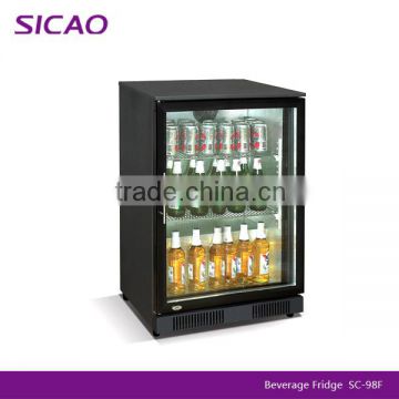 1 door back bar fridge type mini fridge, 108 liter mini bar refrigerator