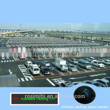 Ecnomic Large Airport Parking Lot Sensor System with LoRa Communication