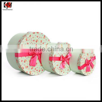 Custom Wholesale Luxury Flower Box Gift Box Packaging Round Flower Box