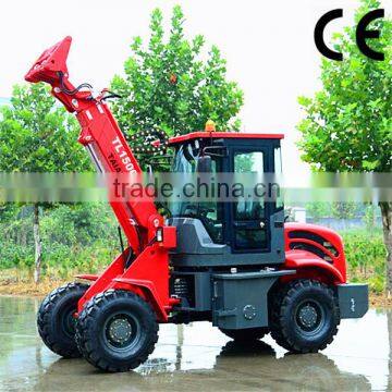 chinese weidemann teleskopradlader wheel loader TL1500 high power loader with quick hitch