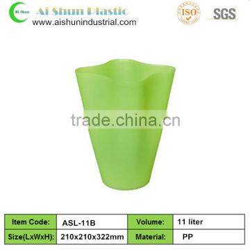 11 Liter office plastic ashbin rattan waste bin