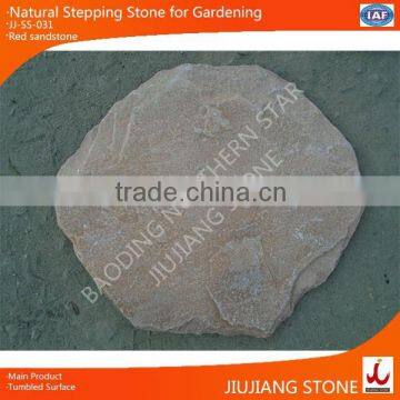 garden landscaping flagstone stepping stone