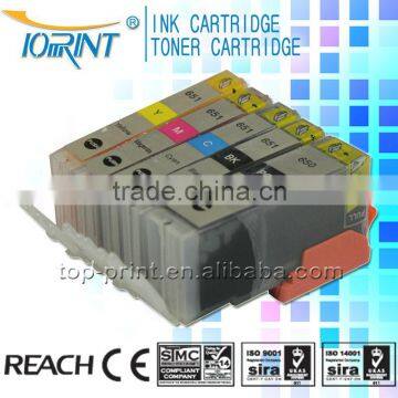 Hot printer ink cartridge 650-651 compatible ink cartridge for Canon inkjet printer