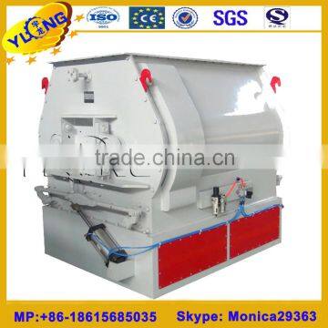 Double paddle shaft vertical animal feed mixer