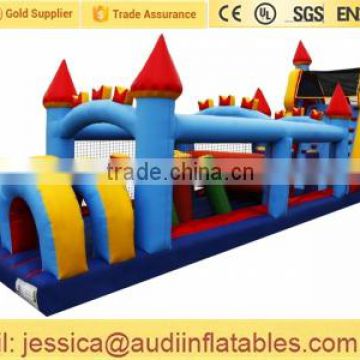 Inflatable 60' Castle Obstacle Course for sale