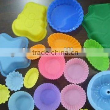 varies shaped food grade silicon moulds cake