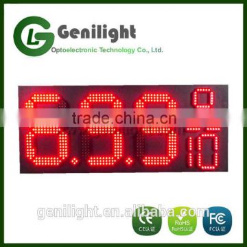 High Character LED Gas Price Sign Waterproof Ultra Bright LED Light