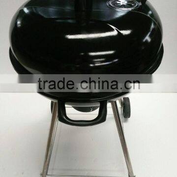 Round kettle hot sale charcoal barbecue grill with wheels