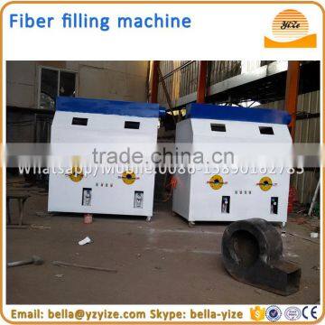 Automatic fiber filling machine of pillow making packaging and stuffing machine